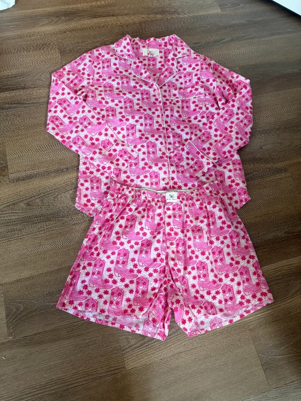 Prinfresh Short PJ Set in Rhinestone Cowgirl
